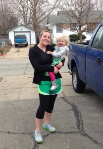 E and I after the race!